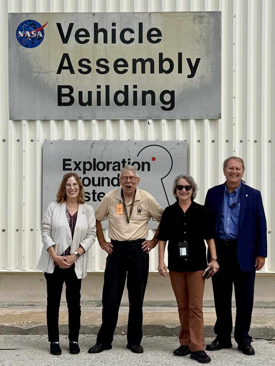 JZK60's tweet photo. Our @FloridaTech group had a tour of the VAB, the Vehicle Assembly Building. The VAB at @NASAKennedy is where space vehicles are prepared for launch. https://t.co/Z4JOX9q0Nx