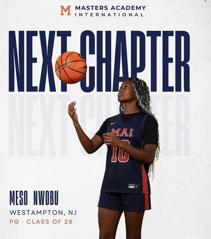 MAI_GIRLSBBALL's tweet photo. Masters Academy International 

Let’s extend a warm welcome to @meso_nwobu https://t.co/eYmdSELSTP