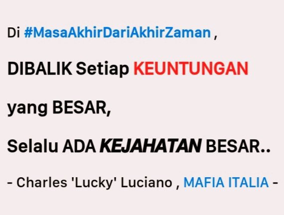 grahesa0610's tweet photo. @SammiSoh @DivHumas_Polri @Humastrobkskota Efek Negara KORUPTOR dgn
BUAH Pertumbuhan Generasi
PEMERAS/ #PEMALAK "PAJAK"
LIAR +62 yg GAK BERSERAGAM
▶️ B 6126 RAJ
= 11-12 dgn PEMERAS/ PEMALAK 𝙋𝘼𝙅𝘼𝙆 RAKYAT LIAR +62 BerSERAGAM
yg DIPELIHARA &amp; DIGAJI NEGARA
dgn 𝙋𝙍𝙀𝙎𝙄𝙎𝙄 ( PRES/ TEKAN/ PERAS/ PALAK #PAKSA Sana-Sini ) https://t.co/O0npyEFXSr
