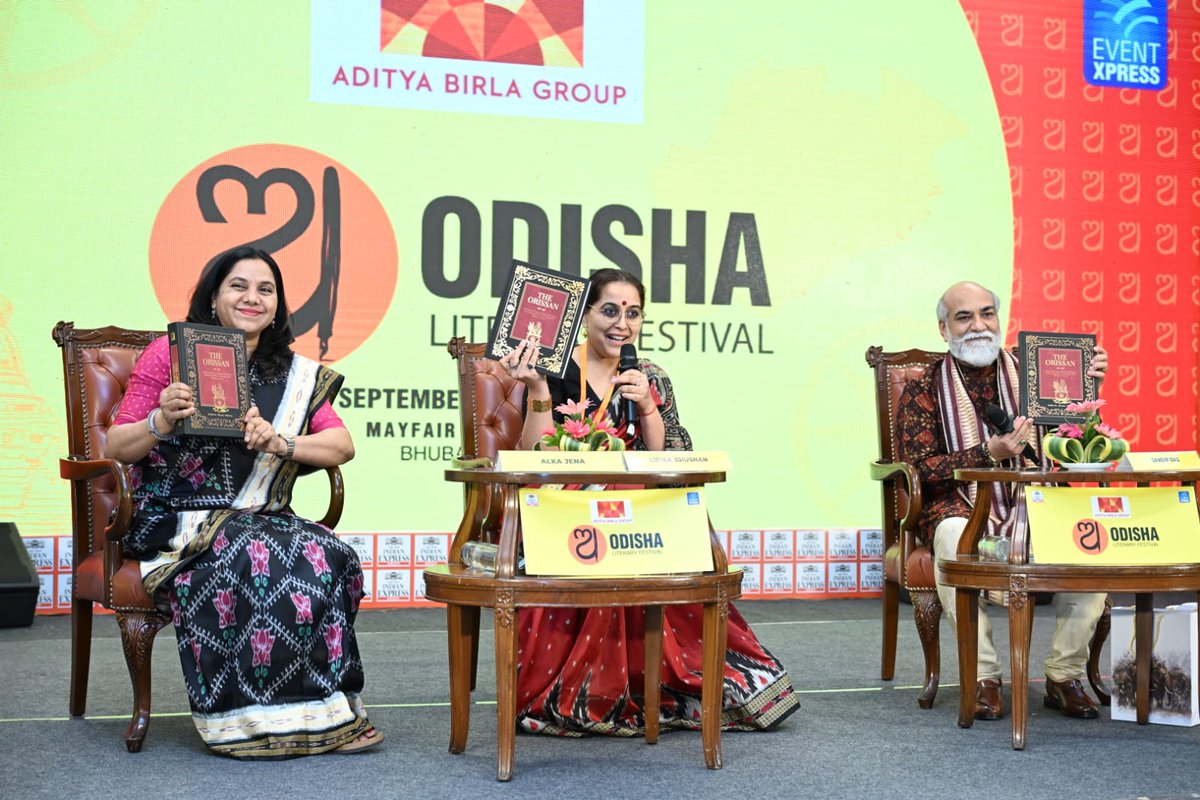 NewIndianXpress's tweet photo. A new literary journey begins at OLF 2026 with the launch of The Orissan. 📚✨

Former Telco CEO and author Sandip Das and Alka Jena, Deputy Director (Planning), Government of Odisha and author, discuss the book in a session moderated by consultant and author Lipika Bhushan.

Watch the live here: https://t.co/SmwVTYpcNs

@adityabirlagrp @PrabhuChawla @NehaSonthaliaP1
@santwana99 @Eventxpress
 @XpressOdisha

#OdishaLitFestival2026  #14YearsOfOLF #ResurgenceOfTheWord #StoriesOfOurTime