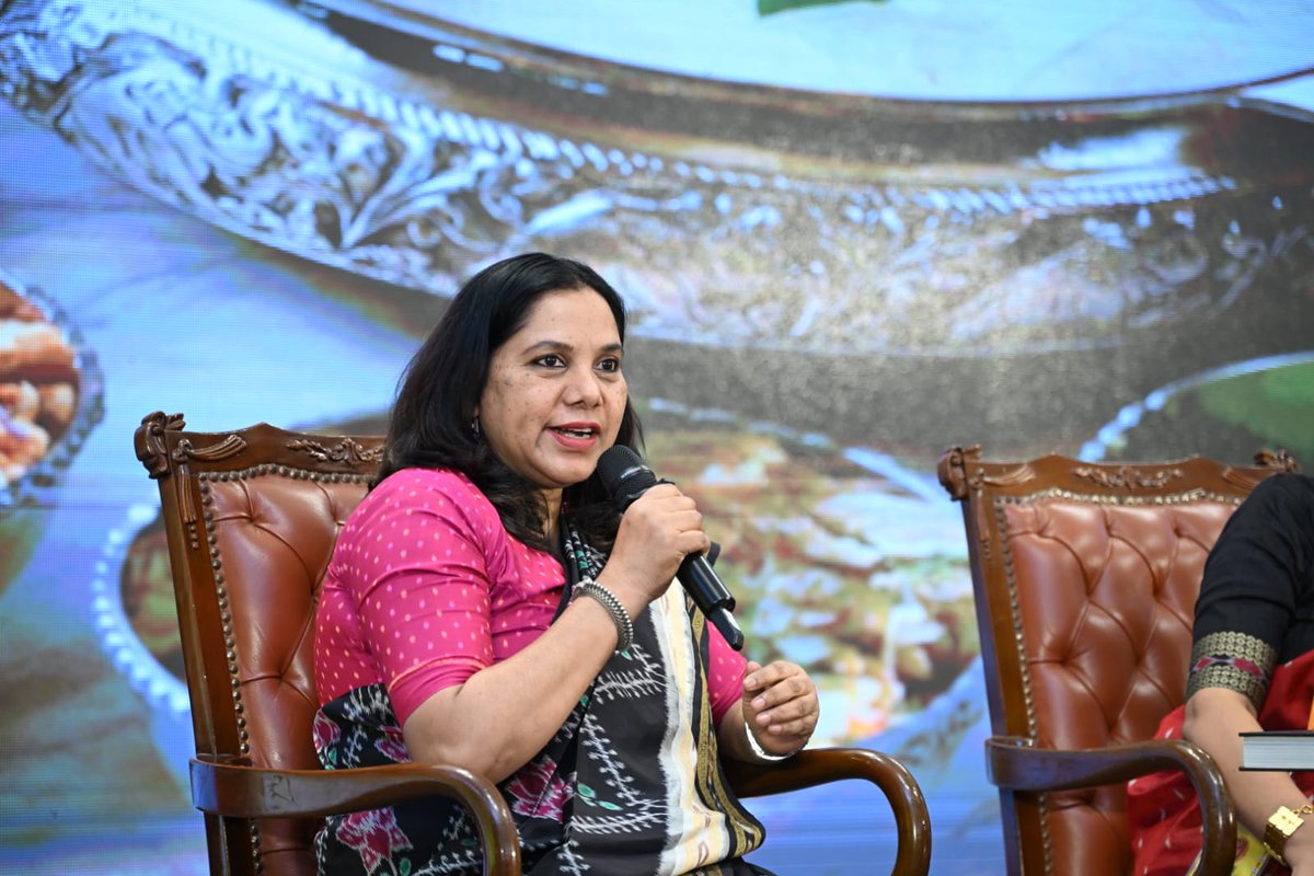 NewIndianXpress's tweet photo. A new literary journey begins at OLF 2026 with the launch of The Orissan. 📚✨

Former Telco CEO and author Sandip Das and Alka Jena, Deputy Director (Planning), Government of Odisha and author, discuss the book in a session moderated by consultant and author Lipika Bhushan.

Watch the live here: https://t.co/SmwVTYpcNs

@adityabirlagrp @PrabhuChawla @NehaSonthaliaP1
@santwana99 @Eventxpress
 @XpressOdisha

#OdishaLitFestival2026  #14YearsOfOLF #ResurgenceOfTheWord #StoriesOfOurTime