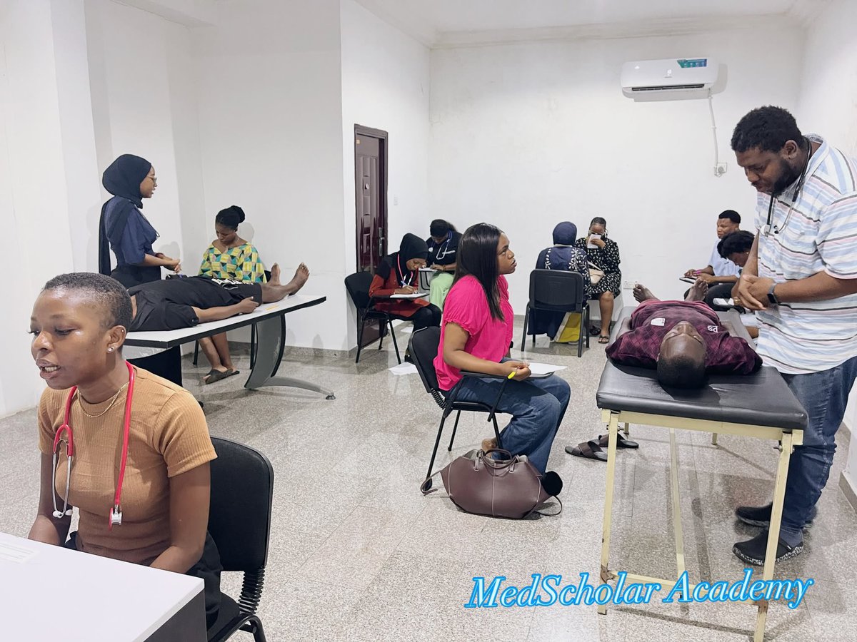 MedscholarA's tweet photo. EVERY STATION COUNTS.

Another day of practical preparation as our Doctors sharpen their clinical skills, confidence, and performance ahead of the October MDCN Assessment Exam.

Practice. Improve. Get ready. 🩺

#medscholaracademy #mdcn #osce #clinicalskills #exampreparation https://t.co/EaOedbEDo4