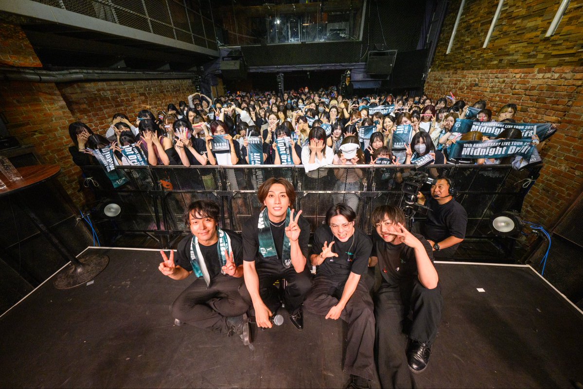 Shogotter0's tweet photo. 10th ANNIVERSARY 
LIVE TOUR 2026「Midnight Drift」
代官山SPACE ODD

最高すぎた！！！
もうほんまに最高すぎた☺️!!
楽しすぎてびっくりした！！笑

ツアーは始まったばっか！！
まだまだ一緒にあげてこー👍!! https://t.co/SogsVe0Xdz