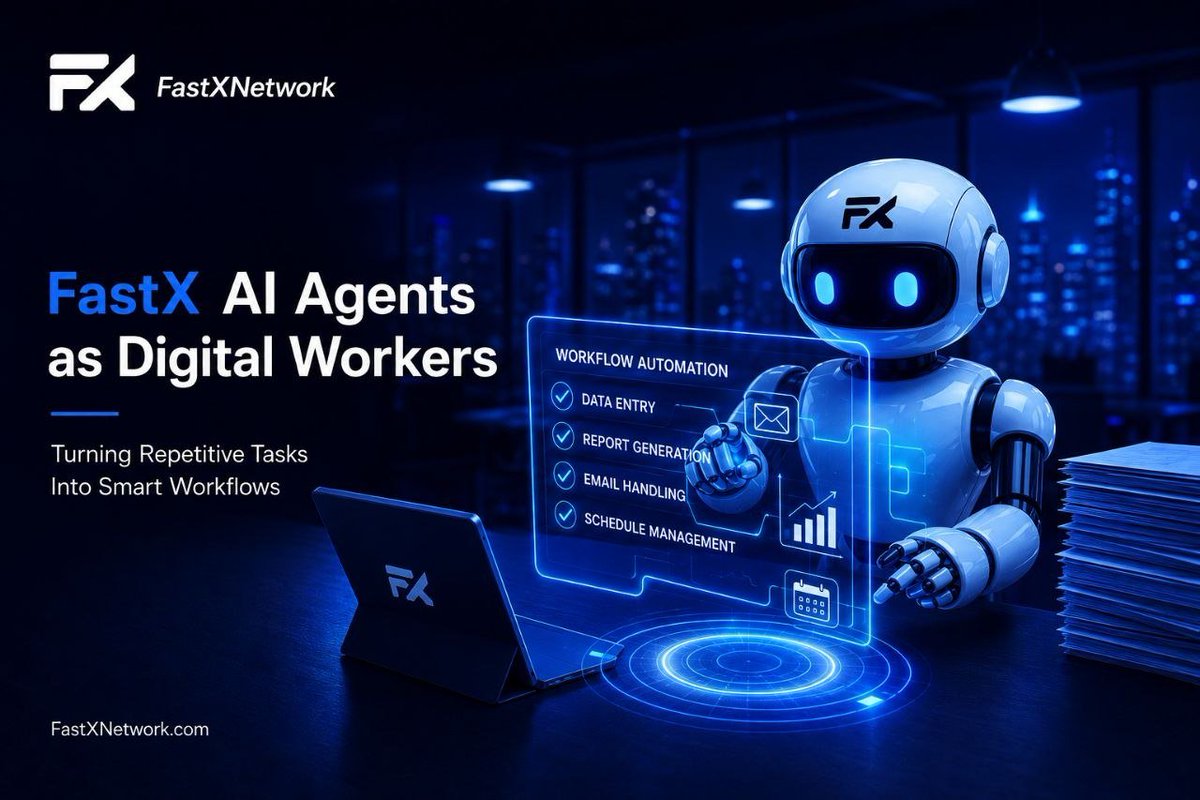 NicholasBen21's tweet photo. AI gets a lot more interesting when it can do more than wait for you to tell it what to do.

That’s the idea behind @FastXNetwork.

AI Agents that can gather information, understand what’s happening, make decisions, and actually take action toward a goal.

Less prompting.
👇 https://t.co/8fjxfWUSzZ
