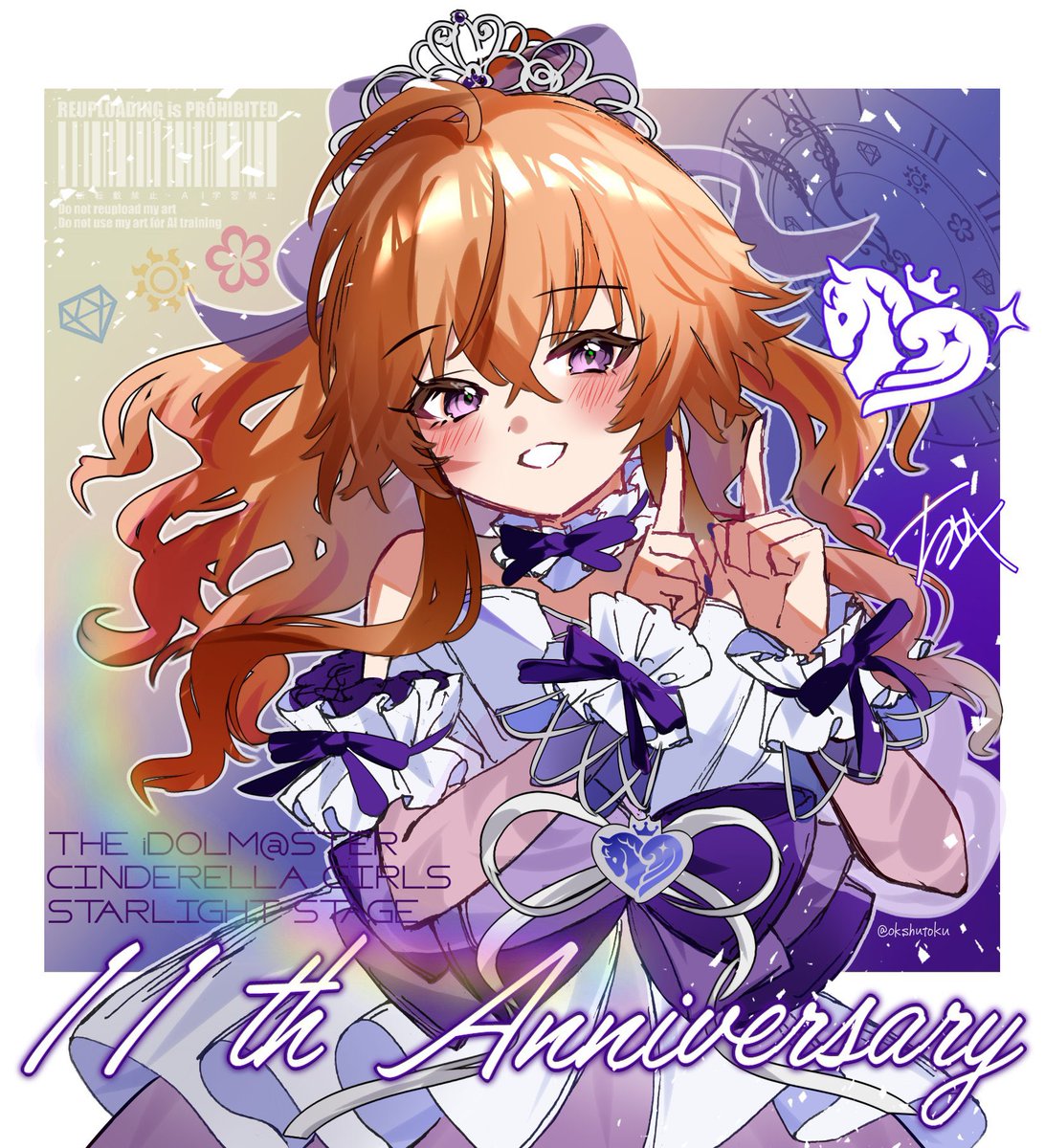 okshutoku's tweet photo. 二宮飛鳥ちゃんを応援し続けます🎨💜
#CG総選挙アートコンテスト
#シンデレラガール総選挙2026 https://t.co/KrTSuF38aE
