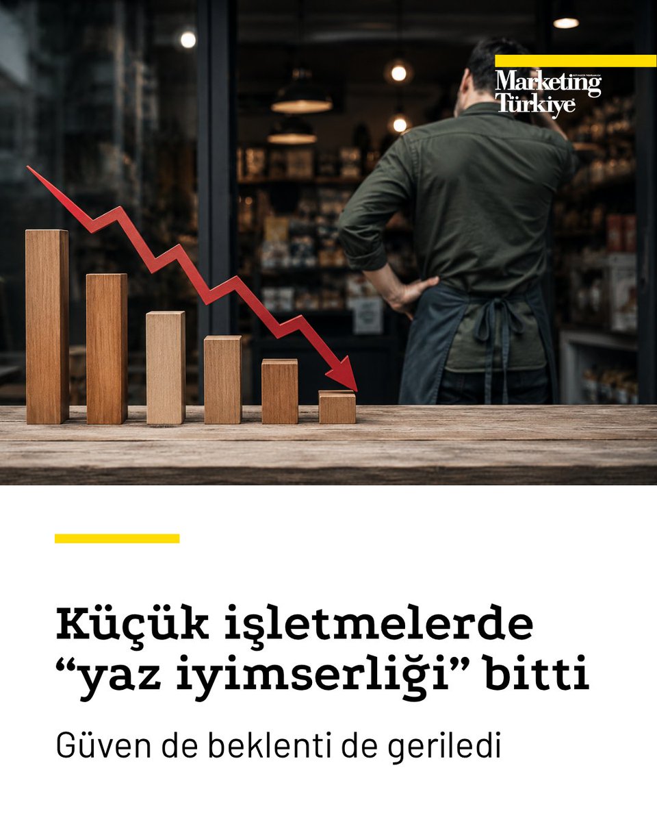 MarketingTR's tweet photo. Küçük işletmelerde “yaz iyimserliği” bitti: Güven de beklenti de geriledi

https://t.co/RNQrcquUwe https://t.co/OaHUV6tHVg