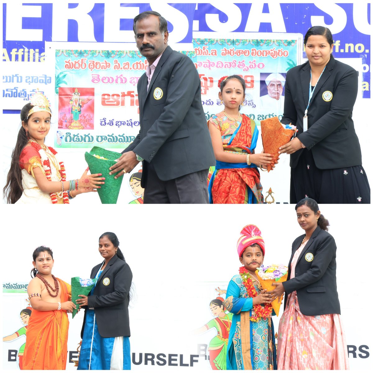 MTEMSchool's tweet photo. Celebrating the richness, beauty, and timeless heritage of Telugu – our language, our identity, and our pride! 📚🪷✨

A memorable celebration filled with culture, creativity, and love for our mother tongue. ❤️ https://t.co/gUzcuojHX1