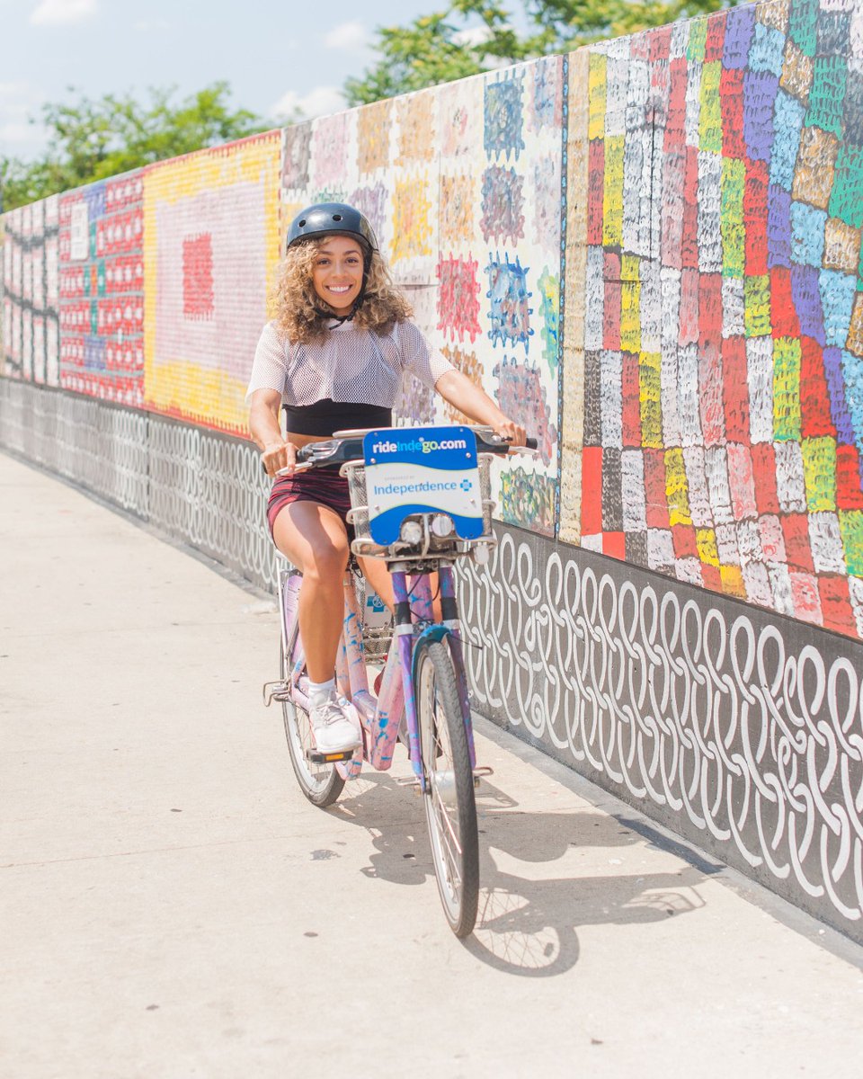 RideIndego's tweet photo. ICYMI, our Shift Gears promo is live! Get 30 days of Indego30 for $1 with code INDESHIFT26. Enjoy unlimited 1-hour rides this September and join in on not only a fun way to get around the city, but also a greener way! This offer is valid until Sept. 30th and is not available to riders with an active pass.