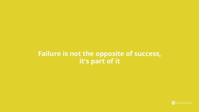 EchoSoulApp's tweet photo. Failure is not the opposite of success, it's part of it

Daily affirmations from your friends @echosoulapp https://t.co/7J2MbSrFmU