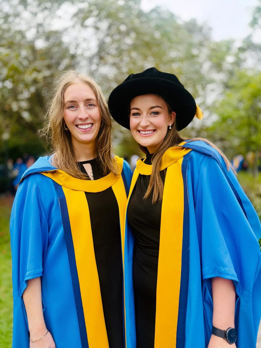 ucdagfood's tweet photo. Many congratulations to Dr. Cian Minogue and Dr. Niamh Dunphy who were awarded their PhD’s this week in O’Reilly Hall. Cian celebrates here with his supervisor Zoe McKay and Niamh with supervisor Sinead Flannery. 

A very special day as they are awarded and recognised for their incredible work and achievements.

Many congratulations to all our newest alumni. 🎓