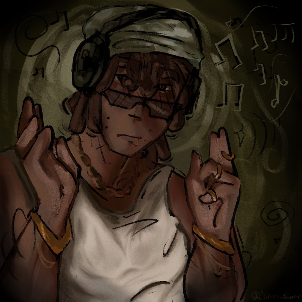ClinxxStar's tweet photo. I redrew an old art from like a year ago ⭐️

(Yes its fanart for sum dude on roblox 💔💔)

#art 
#fanart
#robloxartㅤ https://t.co/7mE0BWGjKZ