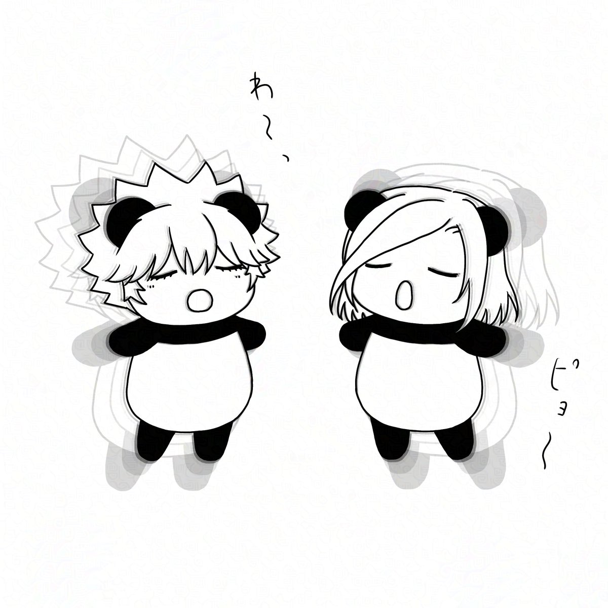 sou020202's tweet photo. 響きあうぱんたち(⚠️獣化注意)
ぱんたちには鳴き声はほぼ無いので本人たちは得意げだけど声はほぼ聞こえない
#1にち1ぱん https://t.co/jDoARGnCfr