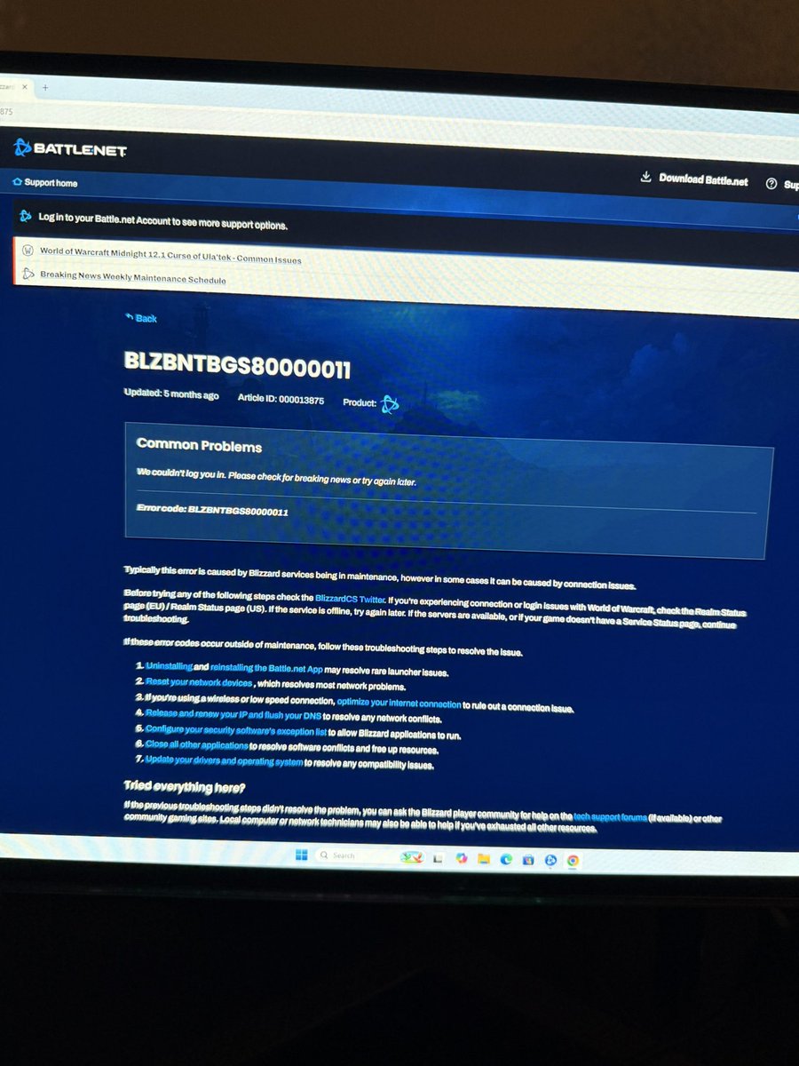 reaper0895's tweet photo. So I can’t get online on @battlenet or PS5 pro? What’s going on with Call of Duty® right now? https://t.co/qPd72rQNEi