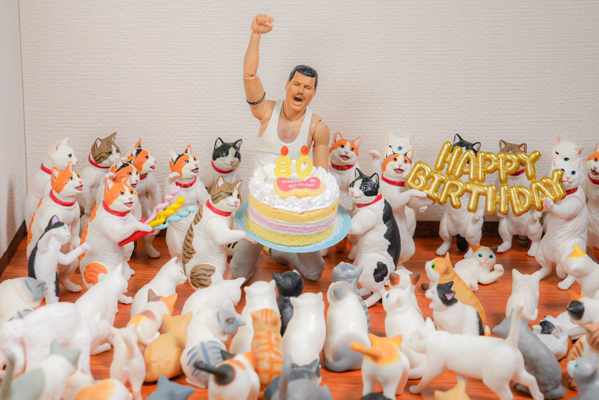 suekichiii's tweet photo. 🎂今日はフレディ・マーキュリーの誕生日 https://t.co/Ro1Fk0I4vp