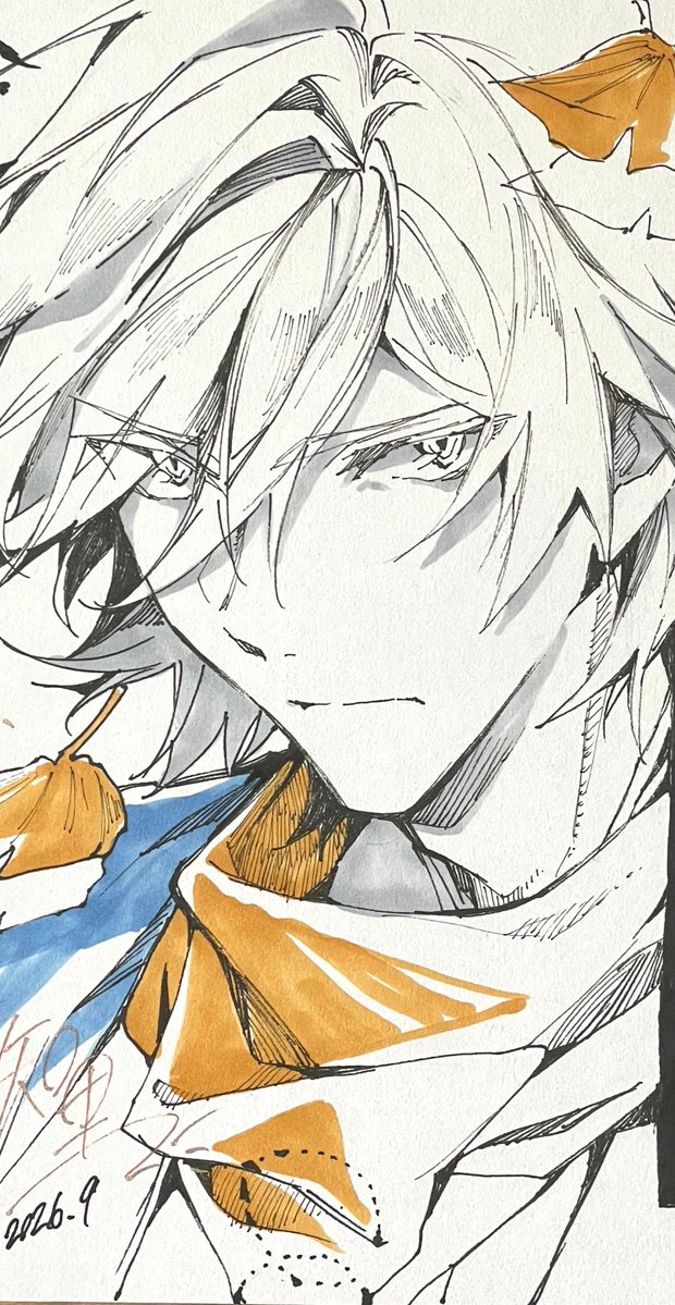 IYUnociw's tweet photo. <色紙展示のお知らせ>
『文豪ストレイドッグス 探偵社設立秘話』コミカライズ第③巻発売に併せ、全国12の書店様にて直筆色紙を設置いただいております。

コーチャンフォー　旭川店(北海道)
紀伊國屋書店　梅田本店(大阪)
三省堂書店　名古屋本店(愛知)
大垣書店　イオンモール京都���川店(京都)
丸善　ラゾーナ川崎店(神奈川)
ブックファースト　青葉台店(神奈川)
八重洲ブックセンター　京急上大岡店(神奈川)
有隣堂　横浜駅西口店(神奈川)
ジュンク堂書店　池袋本店(東京)
メロンブックス　池袋店(東京)
アニメイト　池袋本店(東京)
ゲーマーズ　池袋店(東京)

※設置時期は書店様により異なります。撮影やSNSへのアップの許可は書店スタッフ様にご確認ください。

設置書店様へお立ち寄りのさいはぜひチェックしてみてください！