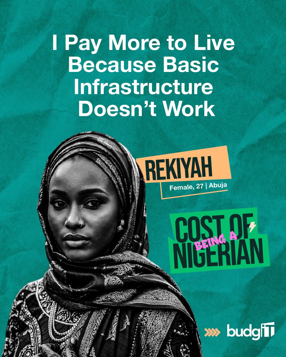 BudgITng's tweet photo. Since the fuel subsidy was removed, the cost of transportation has continued to rise. With fuel now selling for around N1,300 per litre in parts of Nigeria, even a short journey can become a significant expense.

After her rent increased by 50%, Rekiya moved closer to work to reduce her expenses. Her office is now just five kilometres away, yet she spends at least N3,500 on transport every day.

For many Nigerians, getting to work, school, the market or anywhere else has become a luxury expense. 

🧵

#CostOfBeingANigerian #AskQuestions