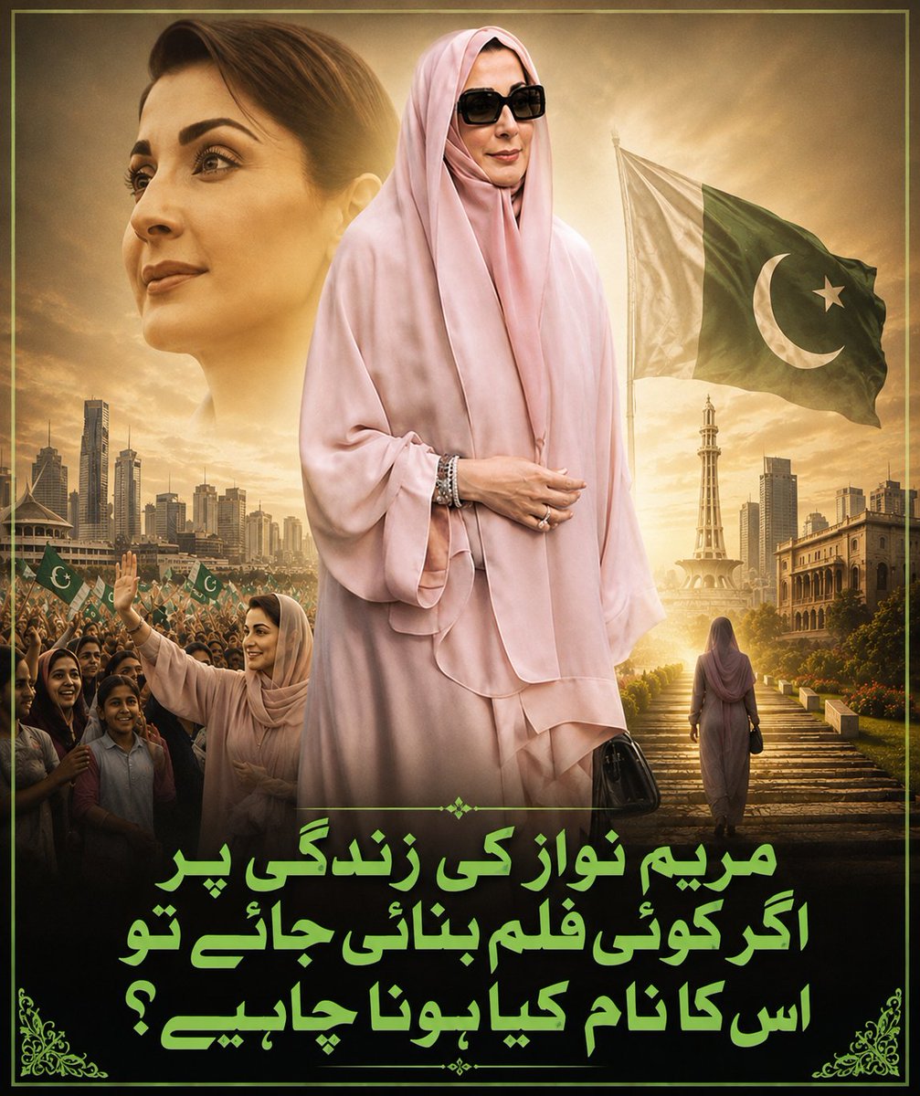 panadollxtra's tweet photo. مریم نواز کی زندگی پر اگر کوئ فلم بنائ جائے تو اس کا نام کیا ہونا چاہیے ؟ https://t.co/qVHwW5WYbp
