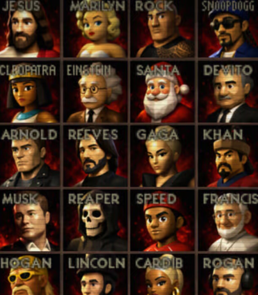 Dexerto's tweet photo. A Super Smash Bros browser game lets you play as over 1,000 fighters, including Lionel Messi, Albert Einstein, and Santa

Created by Thomas Dimson, it even lets players make custom fighters by uploading a photo https://t.co/21bWFzv8G6