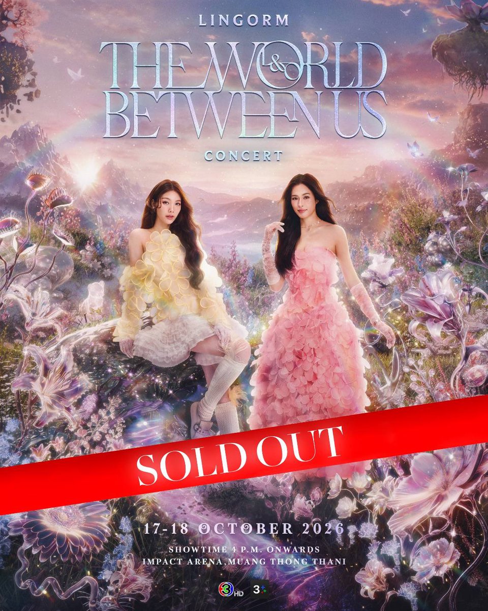 LingOrmCH3's tweet photo. Sold Out 

#LINGORMCONCERT #หลิงออม #LINGORM https://t.co/saMpkHbvuO