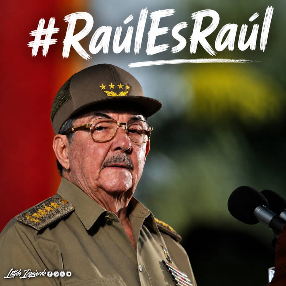 Yamilet50088609's tweet photo. Mientras algunos titulares construyen versiones sobre #RaúlEsRaúl, ahí está #ConElPieEnElEstribo👇

#DefendiendoCuba
#RaúlEsRaúl https://t.co/oYl0DUZSBH