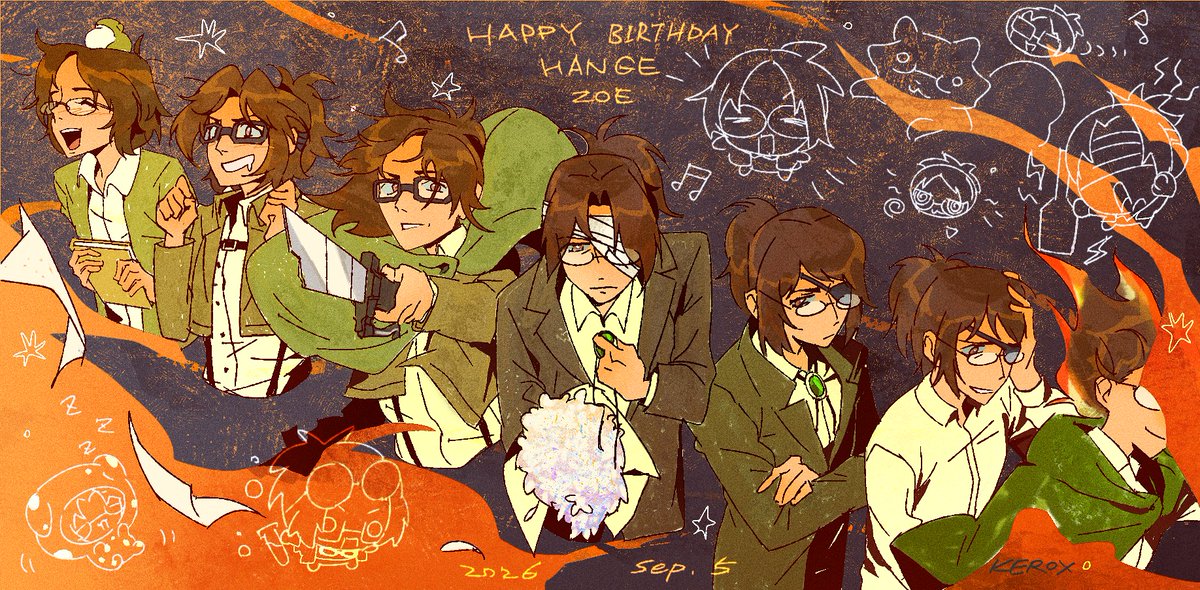 KeroxWho's tweet photo. #ハンジ・ゾエ生誕祭2026 
#ハンジ誕生祭 
#ハンジ #hange #aot 
生日快乐呀小宝宝… https://t.co/1H3Ndc4rFJ