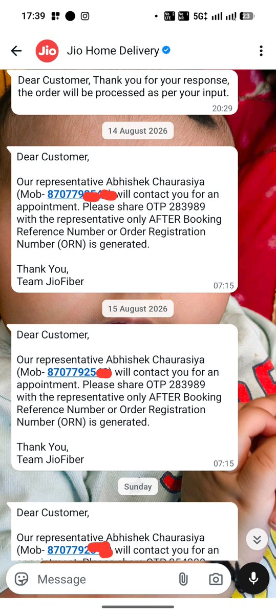 officialhindutv's tweet photo. Hello @JioCare I have been following up since August 14th for wifi air fiver, but the store guy is ignoring it and is still not coming for installation. Pulse Help  🙏🏻

@JioCare 
@reliancejio https://t.co/eRMVFzcnKt