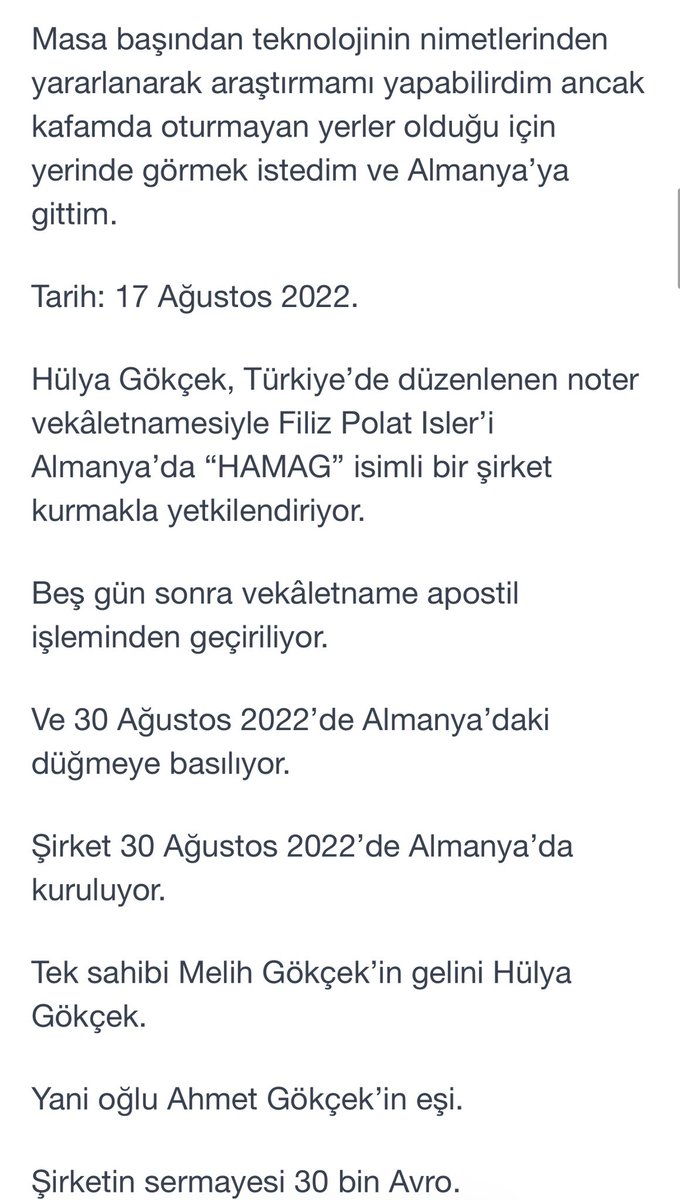muratagirel's tweet photo. Sanırım istediğiniz algıyı oluşturamadınız. FETÖ kumpas davalarını destekleyen, o süreçlerin tetikçileri, “Cemaat” kardeşliği yeterli olmadı anlaşılan; sen doğrudan yazmak zorunda kaldın.

Bu kez hedefiniz ne?

Beni “yargıyı etkilemeye çalışmakla” suçlayarak asıl soruları örtmek mi?

Benim Cumhuriyet Başsavcı Vekili ile ne konuştuğumu nereden biliyorsunuz? Savcılıkta ne ifade verdiğimi, hangi konuda kaç kez ifade verdiğimi nereden biliyorsunuz?Soruşturma dosyasının tarafı mısınız? Dosyaya erişiminiz mi var?

Bu panik, bu telaş neden?

Ben günlerdir tek ve son derece açık bir soru soruyorum: Bu paranın kaynağı nedir?

Bu soruya cevap veremiyorsunuz.

Önce “yalan” dediniz. Sonra tetikçiler vasıtasıyla “BND” dediniz. Gazetecileri arayıp onlara da söyletmeye çalıştınız.

Tutmadı…

Ardından “evet ama…” demeye başladınız.

Şimdi ise ortaya koyduğum belgeler için “Böyle bir yer yok”, “Narlıdere’de yok”, “Çeşme’de yok”, “Almanya’da yok”, “Bu belgeler gerçek değil” diyemediğiniz için yine aynı kaçış yöntemine başvuruyorsunuz.

Belgeleri tartışmak yerine beni tartışmaya açıyorsunuz. Sorulara cevap vermek yerine yeni bir algı operasyonu yürütüyorsunuz.

Kusura bakmayın, bu yöntem artık işlemiyor.

Çünkü ortada nal gibi belgeler var. Kayıtlar var. Şirketler var. Taşınmazlar var. Milyonlarca Euro para hareketleri var.

Yerli, milliyiz deyip millete gaz verip “Ey Avrupa” diyorsunuz ama gidip vatandaşlık alabilmek için milyon Euro’ları Almanya’ya yatırıyorsunuz.

Daha önce yayımladığım kitaplarda ortaya koyduğum iddialar ve belgeler karşısında da aynı yöntemi izlediniz.Kitabın içeriğini tartışamadınız. Tek bir satırını dahi somut biçimde çürütemediniz. Bunun yerine algı oluşturmaya çalıştınız.

FETÖ kumpas davalarının tetikçisi, mahkemede tanıklık yapan ve o süreçleri kitaplaştıran kişilerle Beyaz TV’de hakkımda haftalarca yayınlar yaptınız.

Evimin bulunduğu sokağa, iş adresime ve medya kuruluşlarının bulunduğu yerlere kuryelerle hakkımda hazırlanan kitapçıklar dağıttınız. Dolayısıyla bugün yaptığınız yeni değil.

Aynı yöntem. Aynı refleks. Aynı kaçış.

Melih Gökçek, siz ve Ahmet Gökçek hakkında iki kitap yazdım.Sizden mi çekineceğim? Ahmet Gökçek’i anlatırken Mahmut’un oğlu mu diyeceğim. Melih Gökçek ve sizden mi korkacağım :) Komik.

Yaklaşık sekiz yıldır Gökçek ailesiyle ilgili haberler, belgeler ve dosyalar yayımlıyorum. Bugün başlamadım. Bugün de bitirmeyeceğim.

Yazdığım bir bilgi yanlışsa belgesiyle çürütün. YAPAMAZSINIZ.

Ben savcı değilim. Hâkim değilim. Kimsenin tutuklanmasına ya da serbest bırakılmasına karar vermem. Yargı makamlarına talimat verme yetkim yoktur; böyle bir iddiam da hiçbir zaman olmadı.

Ama gazeteci olarak yapılan işlemleri sorgulamak benim görevimdir. Doğru bulduğum işlemi desteklerim. Eksik veya yanlış bulduğumu eleştiririm. Kamuoyunun bilmesi gereken soruları sorarım. Bunun adı yargıya müdahale değil, gazeteciliktir.

Asıl yargıyı etkilemeye çalışan, soruşturmanın içeriğini bilmeden benim ifadem hakkında hüküm kuran ,kamuoyuna yön vermeye çalışan sizsiniz.

Şimdi benim hangi yayında ne söylediğimi tartışacağınıza, o yayınları delikanlı gibi eksiksiz yayımlayın.Korkmayın.

Ben yayımlıyorum. İlk televizyon programı, ilk yazım orada. Sonraki açıklamalarım orada.

Hepsi kayıt altında.

Kim ne zaman ne demiş, kim neyi inkâr etmiş, kim daha sonra hangi noktaya gelmiş; kamuoyu tamamını görsün. Çünkü benim saklayacak bir sözüm de belgem de yok.

Sizin kurmaya çalıştığınız algı da, sosyal medya trolleriniz de, sözcülüğünü üstlenen tetikçi gazetecileriniz de beni susturamaz.

Siz hepiniz, ben tekim. Hodri meydan.

Ve tekrar soruyorum:

Abinizin Çeşme’deki ,Narlıdere’deki dev malikanesinin, Almanya’da milyonlarca Euro ya alınan apartmanının kaynağı nedir? 

https://t.co/XGdQoz1YLT

https://t.co/w94ky5HMOa