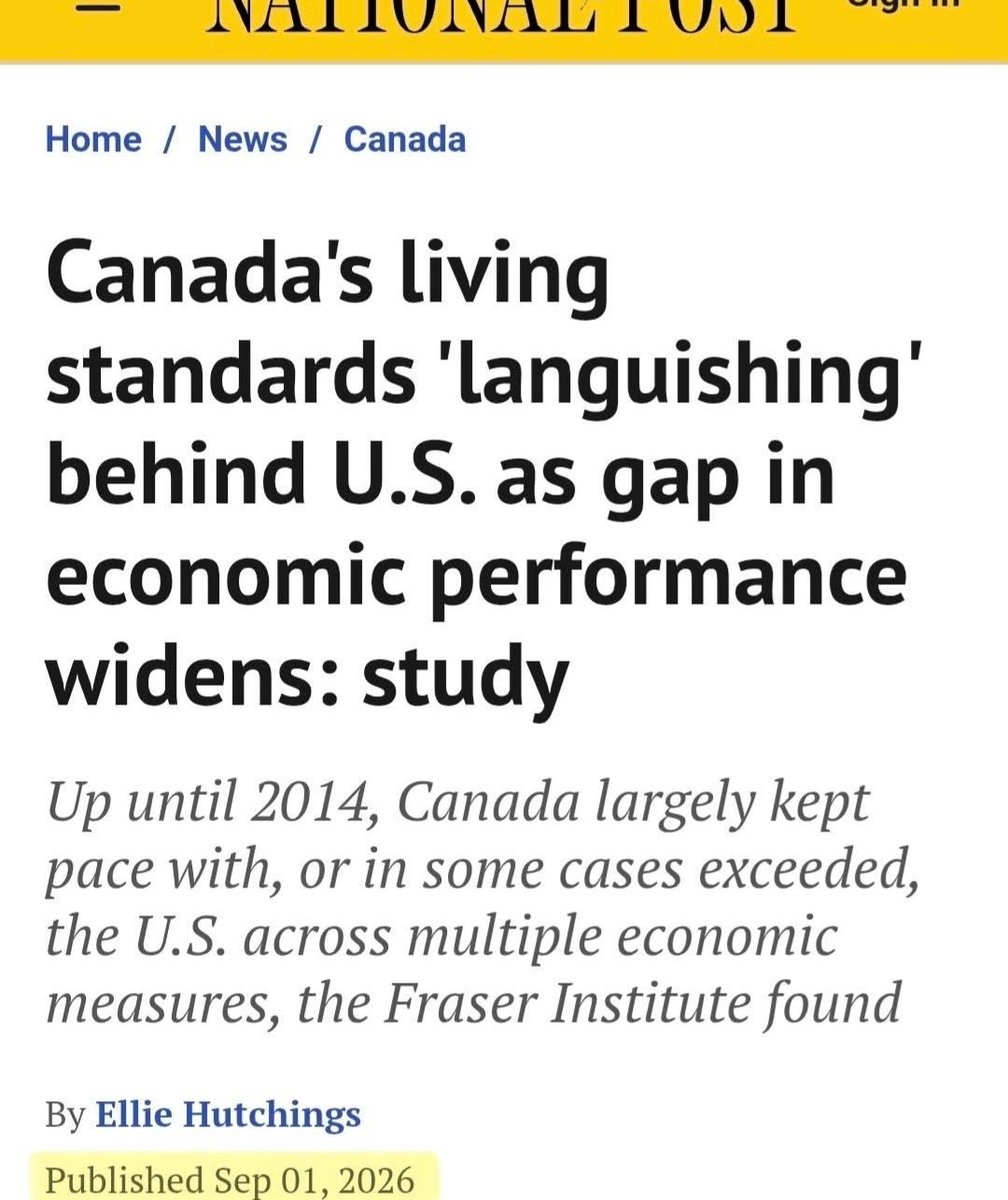 Roman_Baber's tweet photo. Conservatives have not been in power for 11 years. When we left, Canada had the wealthiest middle class on earth.

11 years of Liberals and I don't recognize my country. First Justin Trudeau and now Mark Carney is running Canada into the ground.

Somehow it's all Pierre's fault. https://t.co/Uy7okAWGot