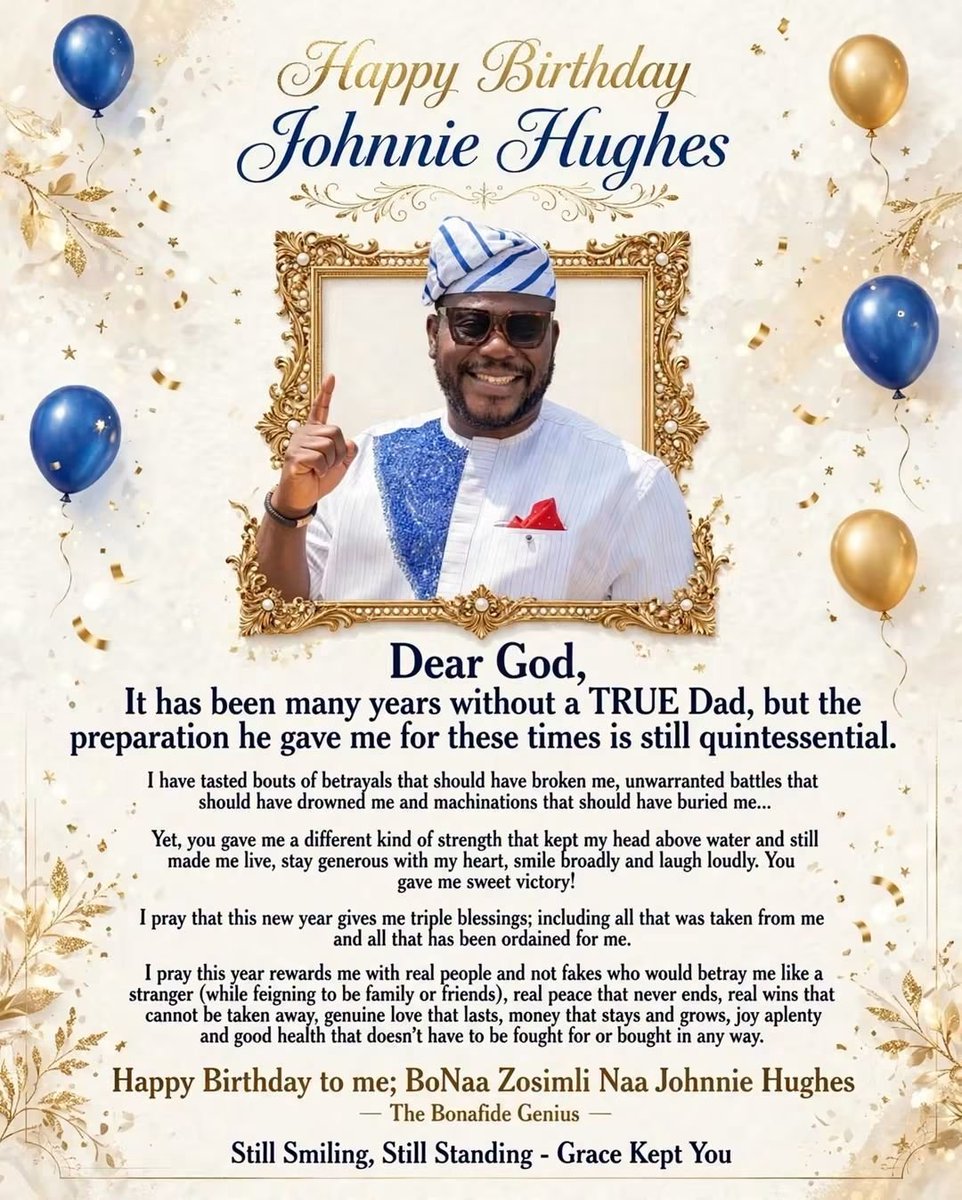 hughes_onair's tweet photo. Happy Birthday to me; BoNaa Zosimli Naa Johnnie Hughes — The Bonafide Genius! https://t.co/uhWbYOEBjP