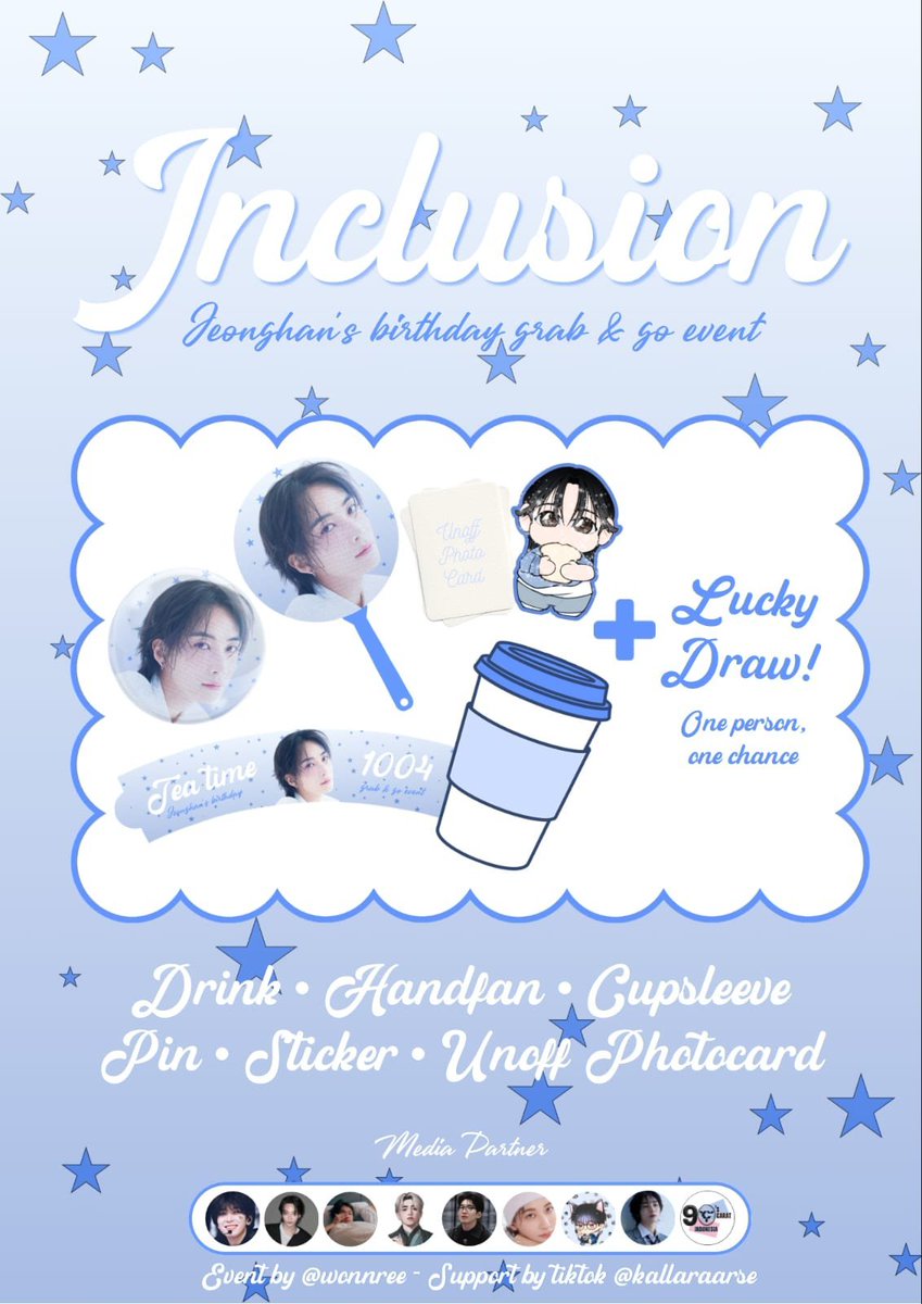 justwwhy's tweet photo. 🫖Tea time : 1004 Jeonghan's birthday grab and go event ˖ . ݁ . ݁⋆ ۶ৎ ݁˖ . ݁

Event by @wonnree
 
📍 Around BIKI Coffee, Jakarta
📅 04.10.2026
⏰ 11 am - 12.30 pm
🪽 FREE for RSVP

🛍️ 1 drink &amp; 1 set of kit

📌 RSVP Open : 19.09.2026 • 7 pm

See you there, CARATs! ✨ https://t.co/hHgnNqB6Fb