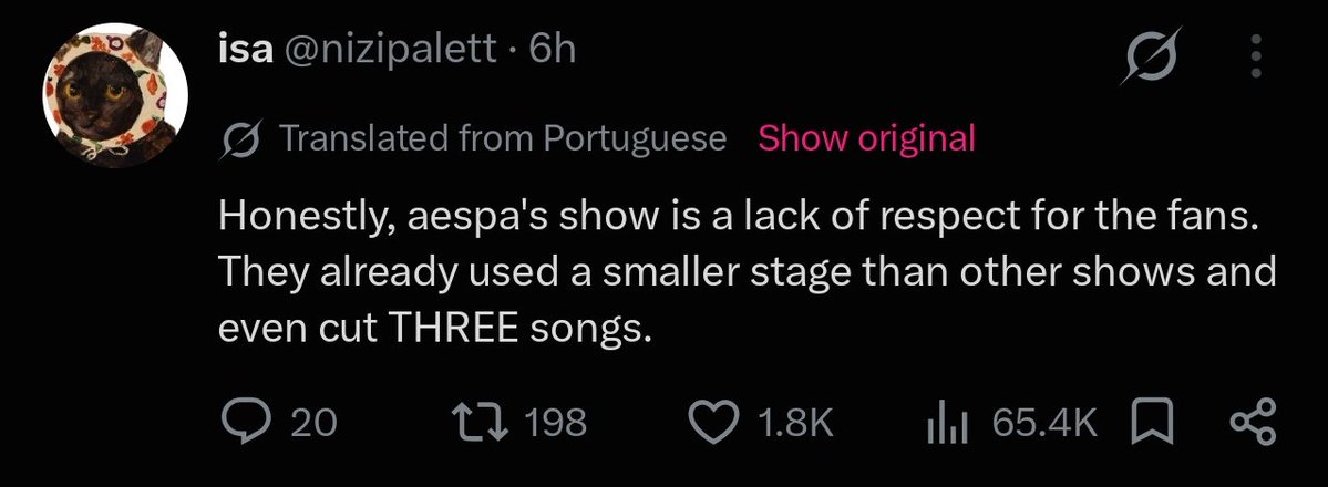 NE0NSALAD's tweet photo. You know it’s bad when actual aespa stans are openly criticizing the recent performances and lack of fan engagement https://t.co/2v3fDN1Y5J
