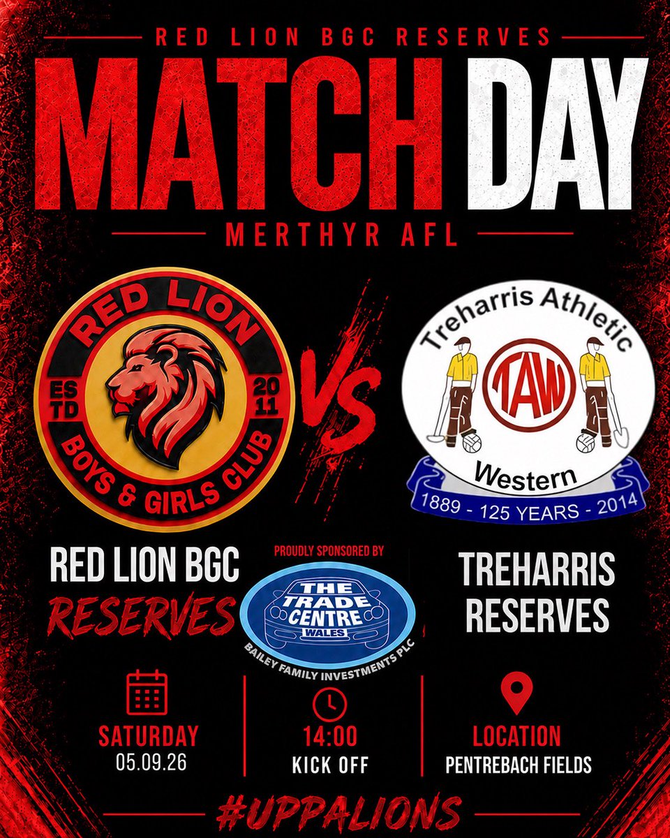 HeolgerrigLions's tweet photo. Match day 🔴⚫️
#uppalions https://t.co/lDXFVoRCYC