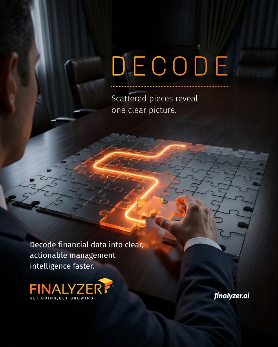 BeyondSquare's tweet photo. A puzzle creates value when every piece connects correctly. #FinAlyzer brings scattered financial data together, revealing trends, variances, risks and opportunities for clearer, more confident decisions.

Visit https://t.co/0gRhQ5Kkg9

#DataIntegration #BusinessInsights https://t.co/fiA4h1I4E3