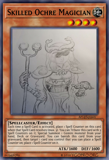 Sqrawn's tweet photo. @Yugiman101 Felt inspired, just designed and drew this :3 https://t.co/lhR237WL5p