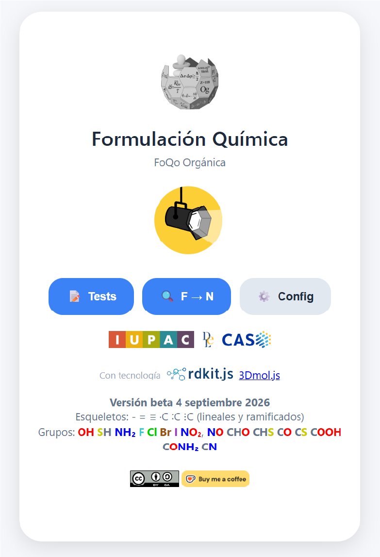 af_bertotomas's tweet photo. Buenos días y buen inicio de curso a todos. Hoy os traigo este nuevo recurso del gran Enrique García (@FiQuiPedia). Se trata de FoQo  https://t.co/X3O6d73S6Z una herramienta para trabajar formulación orgánica. Está en desarrollo y cualquier sugerencia es de agradecer. https://t.co/YDjixinb5c