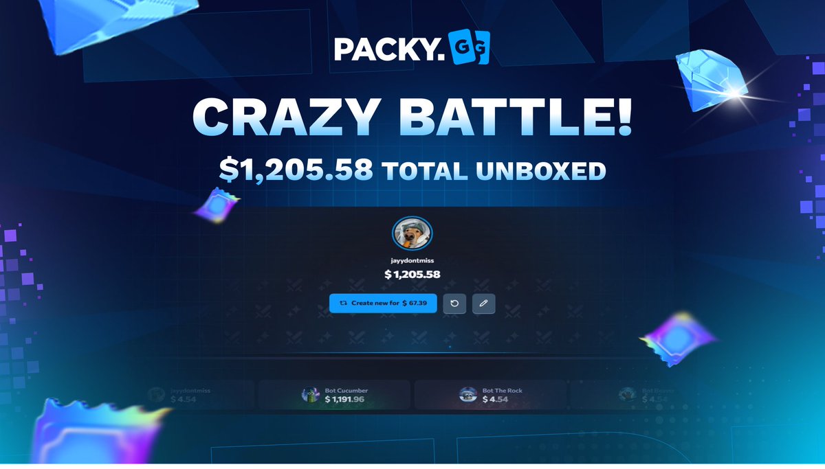 packydotgg's tweet photo. $1,205.58 unboxed off a $67.39 battle 🔥

This is how a 4way CRAZY battle should look like 

Like + Rt + tag a friend for a chance to win $25 💰 https://t.co/QcaBQ5Qgpp