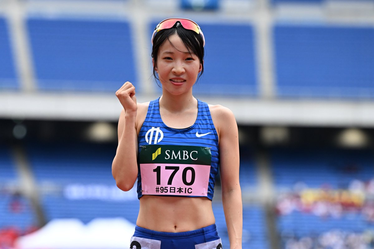 Getsuriku's tweet photo. #日本インカレ
女子1500m決勝

🥇田島愛理（順大）4.14.81
🥈木田美緒莉（順大） 4.17.57
🥉相場茉奈（大東大）4.18.08

日本学生記録保持者の田島が2連覇✌️
1年生の木田とともに順大ワンツー！！ https://t.co/kdnWhAWMva