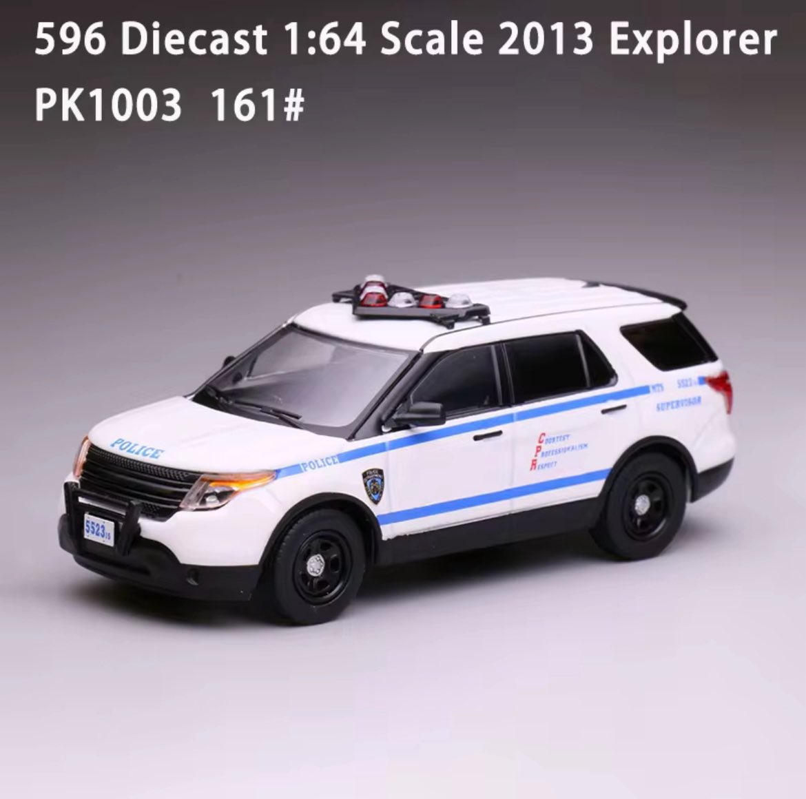 SA 596 エクスプローラー覆面 NYPD NYSP タホ 596】1/64 フォード