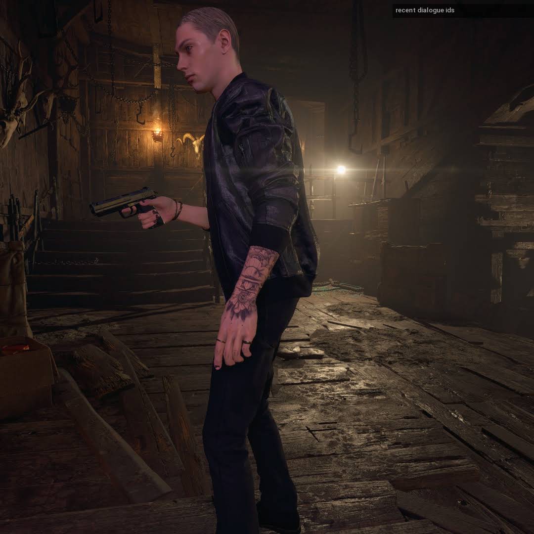 RENews_X's tweet photo. ✂️ Modder Keff0 restored the original textures for a character whose model was found in Resident Evil 4 Remake.
Modder Keff0, who has recently found a lot of interesting unused stuff in Resident Evil 4 Remake, managed to restore the original textures for a character named Yuri.
🔎 Yuri’s model was found in the PC version of RE4 Remake back when the game was released, but it had no textures. Keff0 found that the original textures are actually still included on the PS5 disc.
Thanks to this find, we now finally know what this mysterious character was supposed to look like.
🤔 So, who is Yuri?
The first mentions of Yuri appeared in a Resident Evil audition script that leaked in 2021. The script was made for Project Highway, the codename for Resident Evil Revelations 3.
The game was set in 2003, about one year before the events of Resident Evil 4, and featured Albert Wesker. In the leaked script, Yuri worked with Scorpio, a female crime boss. He found a badly injured Wesker, who was going by the name “Michael Baxter,” and brought him to Scorpio’s compound.