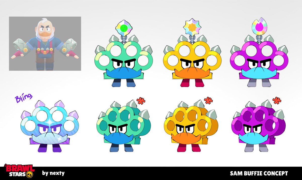 nextyart's tweet photo. SAM BUFFIE CONCEPT ! 💢

#BrawlStars #BrawlStarsArt https://t.co/ohWa7wSmVn