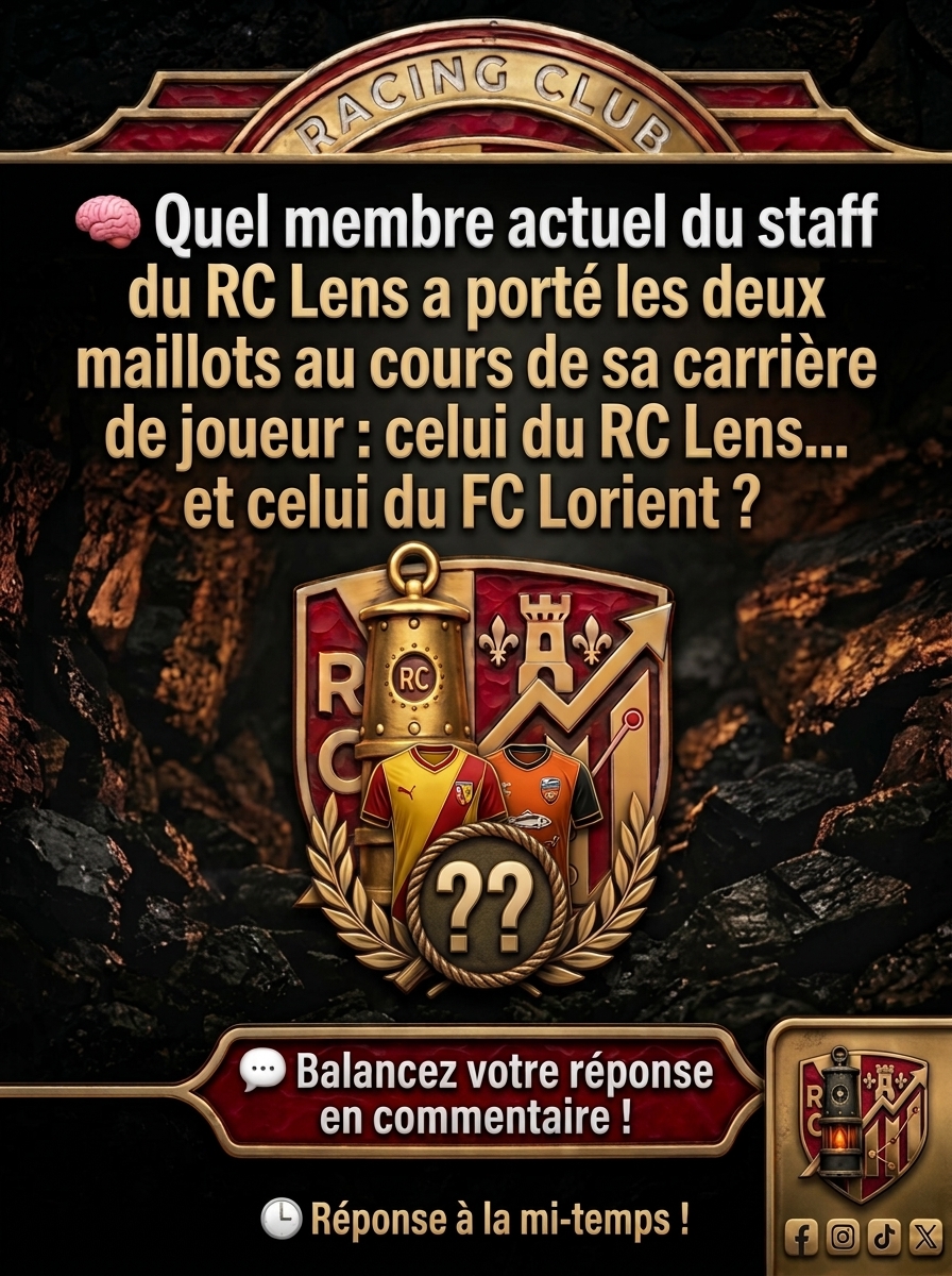 RCLLaMineDonnee's tweet photo. ⚽ RC Lens 🆚 Lorient, jour de quiz !
🧠 Quel membre actuel du staff lensois a joué pour les 2 clubs durant sa carrière ?
💬 Réponse en commentaire, correction à la mi-temps 👇
#RCLens #SangEtOr #LensLorient https://t.co/sQAVlbBDn5