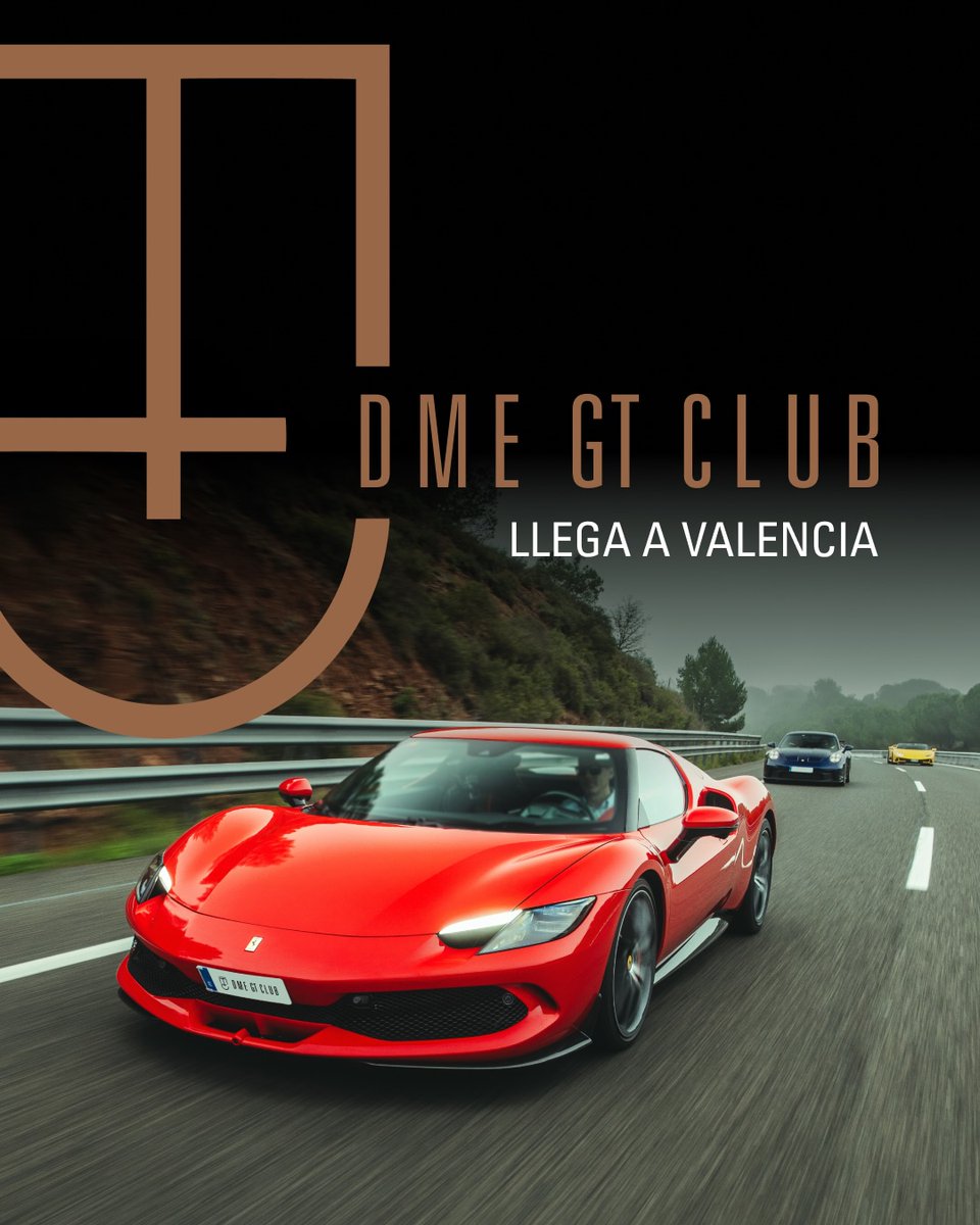 LeonorWorlow's tweet photo. Valencia, see you very soon. On May 21, we officially unveil the new DME GT Club headquarters at Calderona Wellness. A private experience where motorsport passion, exclusivity, and networking come together. Limited access by prior confirmation. https://t.co/3uwCy9fbAj