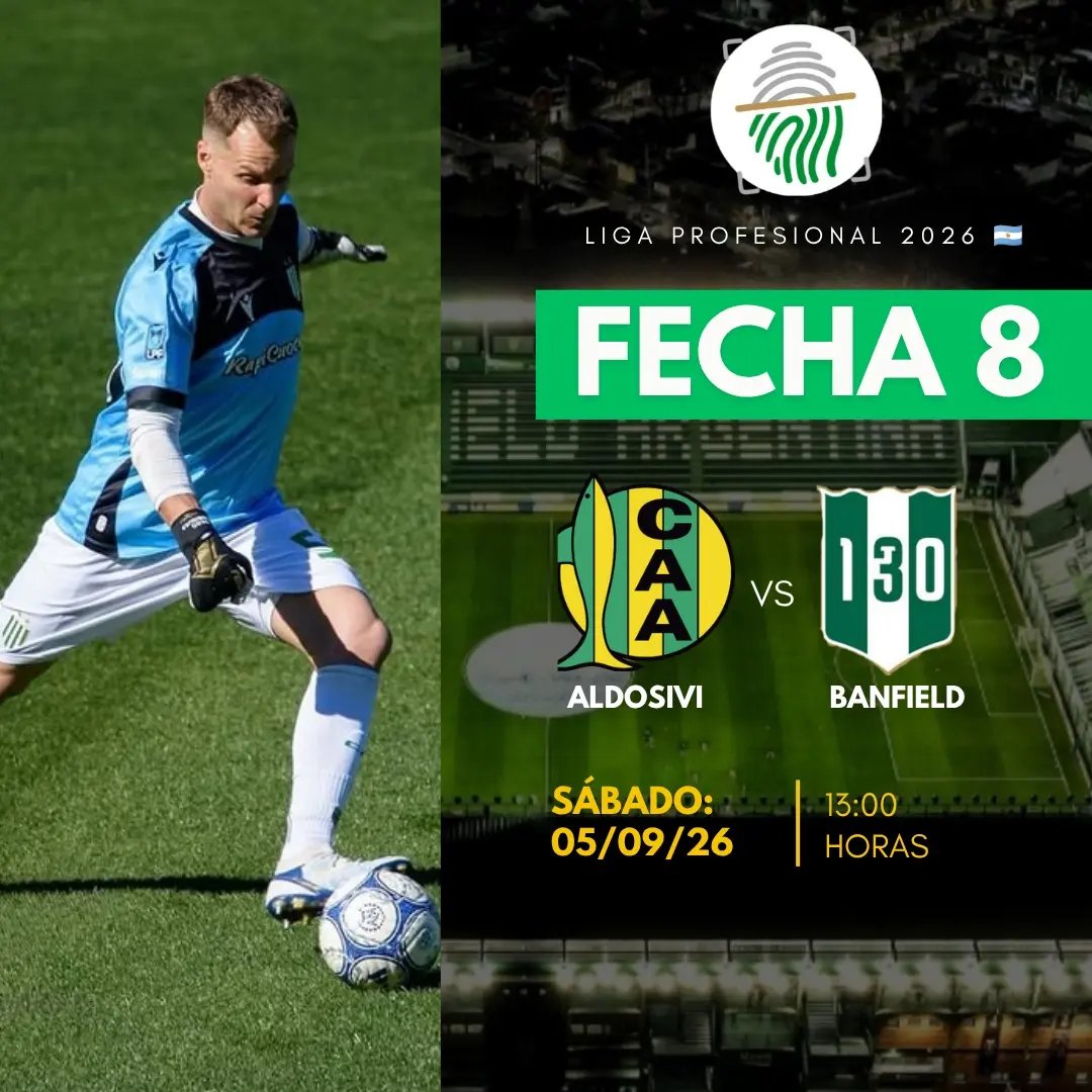 PBanfieldOK's tweet photo. 💚 HOY JUEGA BANFIELD.

El Taladro viaja a Mar del Plata para enfrentar a Aldosivi por la Fecha 8. Una nueva batalla, con la misma ilusión de siempre.

⚽ Aldosivi 🆚 Banfield
🕐 13:00 hs.

¡Vamos nosotros, vamos Banfield! 🇳🇬

#ProyectoBanfield #RevolucionBanfileña #Banfield #VamosTaladro #Taladro