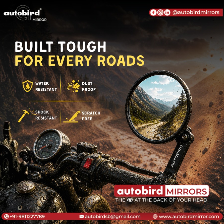 MelidaBontbn's tweet photo. From city streets to rugged trails, Autobird Mirrors are built for every adventure—durable, stylish, and made for riders who never stop exploring. Phone: +91-9811227789 Email: autobirdsb@gmail. com https://t.co/csj5OBvCIF