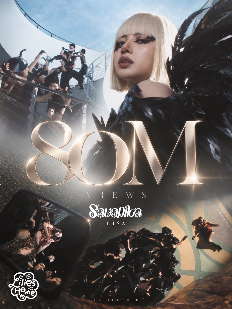 LiliesHome_'s tweet photo. 🚨 80 ล้านวิวแล้วทุกคนนน 💗

อีกหนึ่งเป้าหมายของ SaWaDiKa มาแล้วค่ะ จากตรงนี้เหลืออีกเพียง 20 ล้านวิวก็จะถึง 100M แล้ว 🥹

มาช่วยกันซัพพอร์ต SaWaDiKa กันต่อนะคะทุกคน 🫶✨

🔗 https://t.co/rOluANyB4O

🔗 https://t.co/jSO9ROs1VU

SaWaDiKa OUT NOW
#Lisa_SaWaDiKa

🥯 https://t.co/2HORFvVWn3