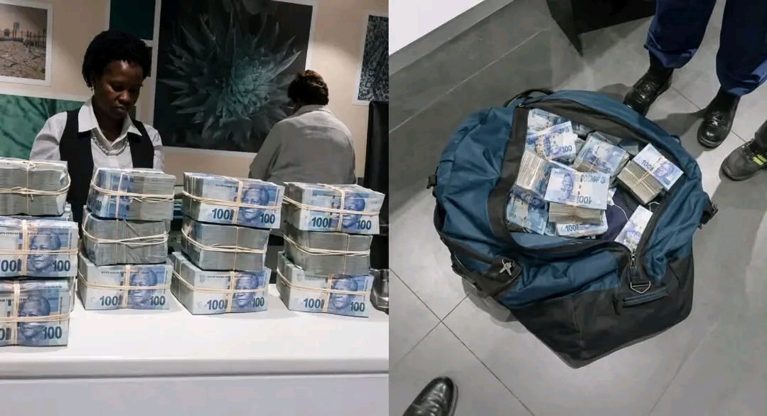HustlerMode_'s tweet photo. Allegedly Nthabiseng from Rooderport found 1.7M and decided to hand the bag over the Police😭🙆 underground gang must just take her fakhi💔😭😭 https://t.co/JGFkyRQxMa