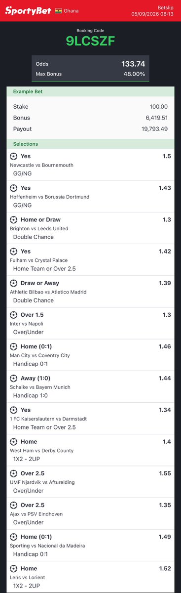 mrlamar01's tweet photo. 130+ odds for the day🍏

9LCSZF https://t.co/QQLIBbgnSj