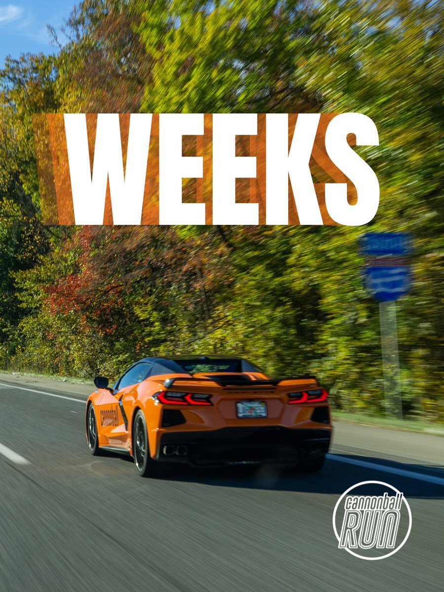 NatachaRearr's tweet photo. 7 weeks to go. 7 stops. One unforgettable run. Cannonball Run 09 is sold out, but local sponsors can still join this exclusive tour from Chicago to Scottsdale. DM us to explore sponsorship opportunities. https://t.co/PnJ7d5wDBq