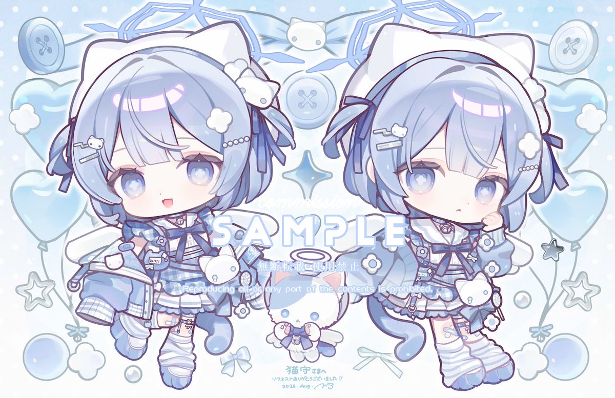 _karoyaka's tweet photo. 💙Skeb https://t.co/oasO2LN4B0
