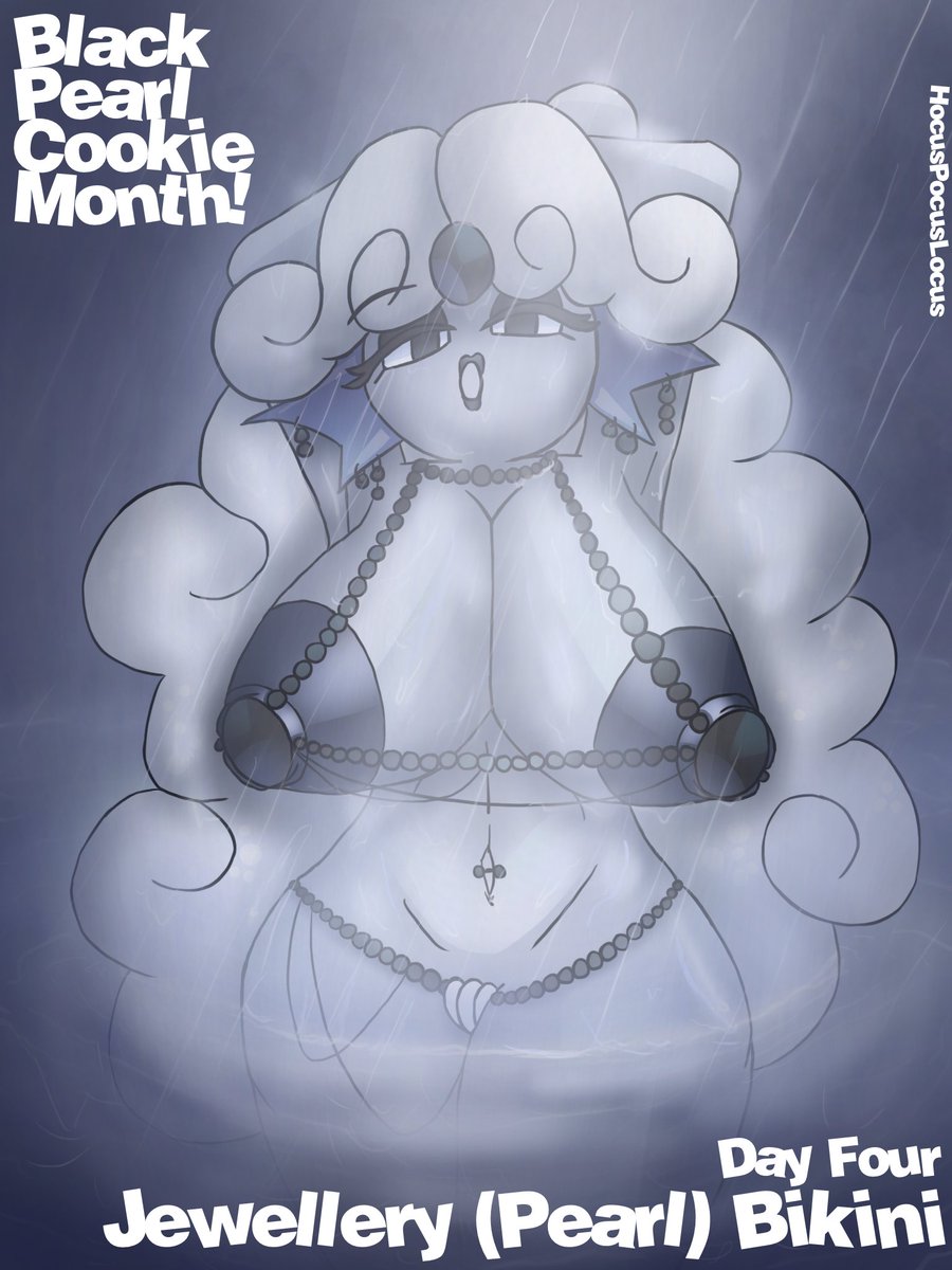 HocusPoscuLocus's tweet photo. Day 4 - Jewelery Bikini Black Pearl
(From a Reddit request)

#cookiecum #notsafeforcookies https://t.co/GVjH8665HA